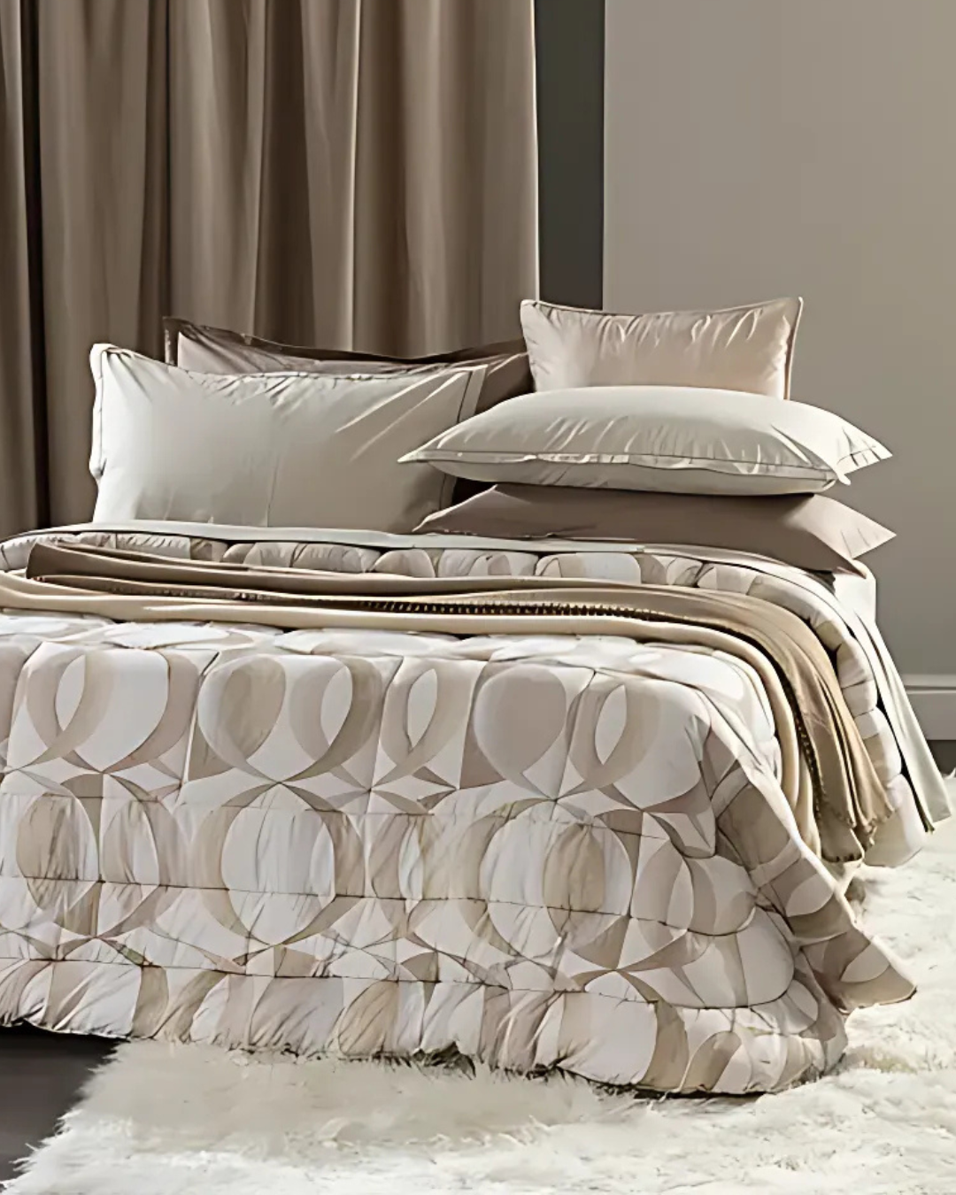 Riviera Trapunta Matrimoniale Robert Cotone Stampato