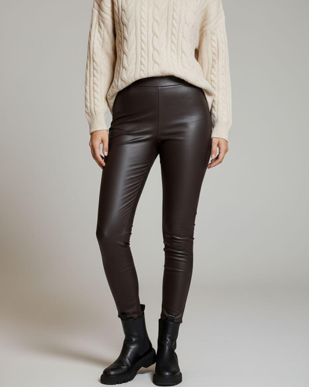 Philippe Matignon Leggings Thermo Cuir