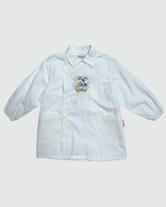 Ambrosino Grembiule Asilo Bambino Bianco