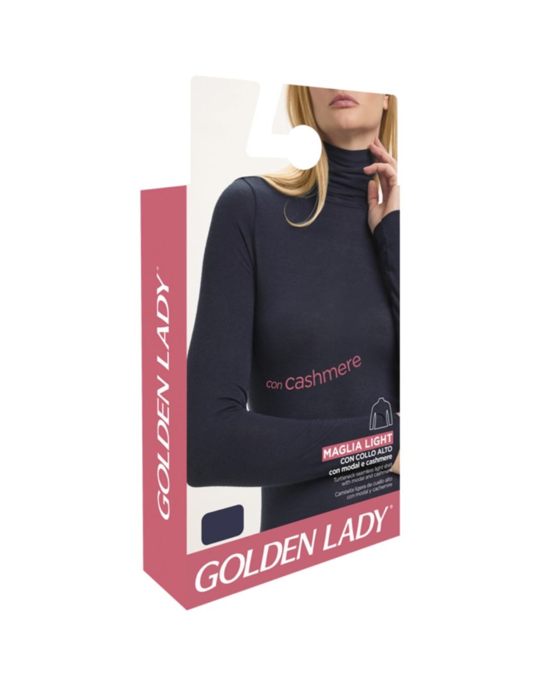 Golden Lady Maglia Donna Collo Alto Light Cashmere