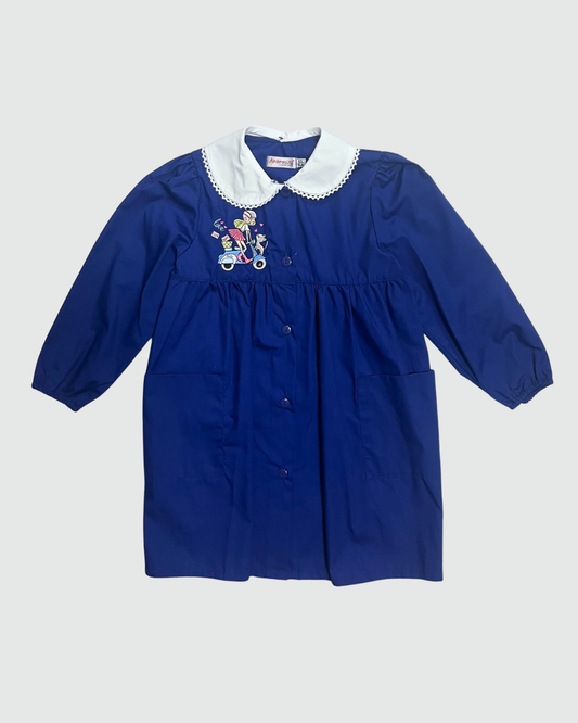 Ambrosino Grembiule Scuola Bambina Blu Royal