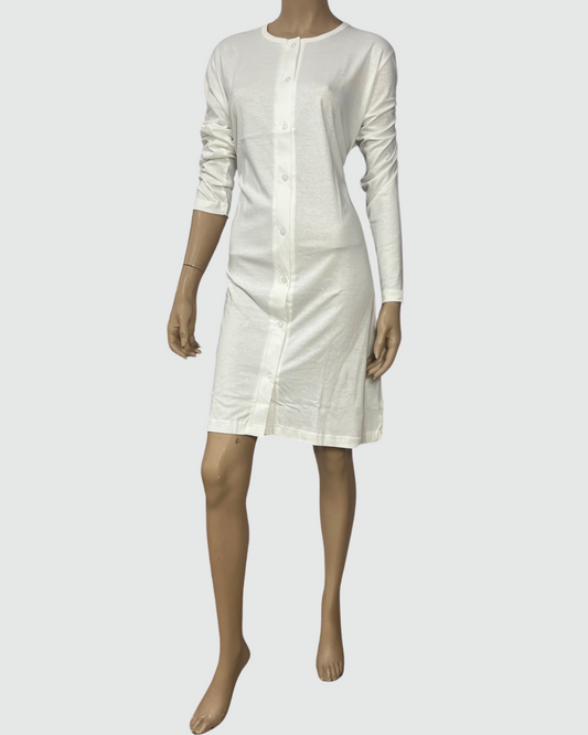 Baci Di Notte Camicia Da Notte Cotone Aperta Avanti