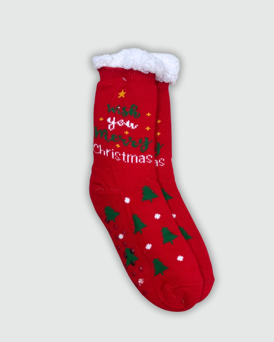 Calzino Natalizio Antiscivolo Uomo Imbottito