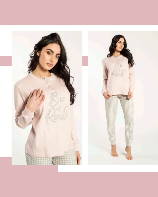 Papalina Pigiama Donna Caldo Cotone