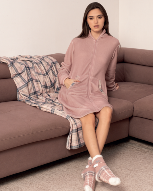Kissimo Biancaluna Vestaglia Donna Coral