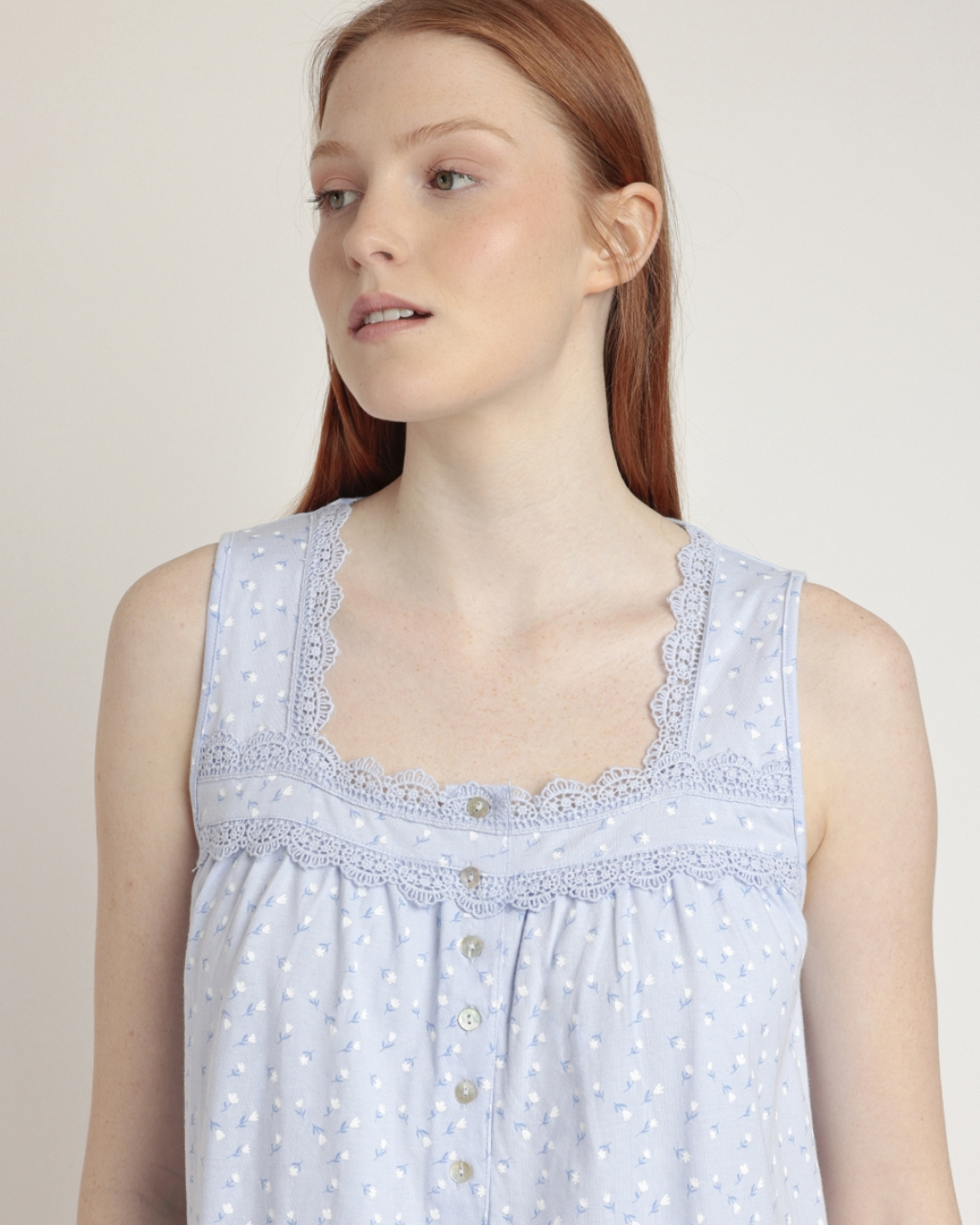 Admas Camicia Da Notte Spalla Larga