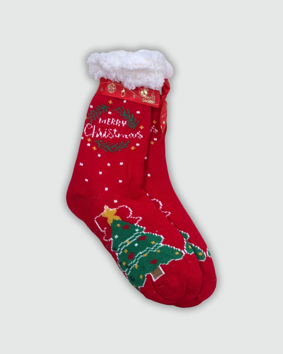 Calzino Natalizio Antiscivolo Donna Imbottito