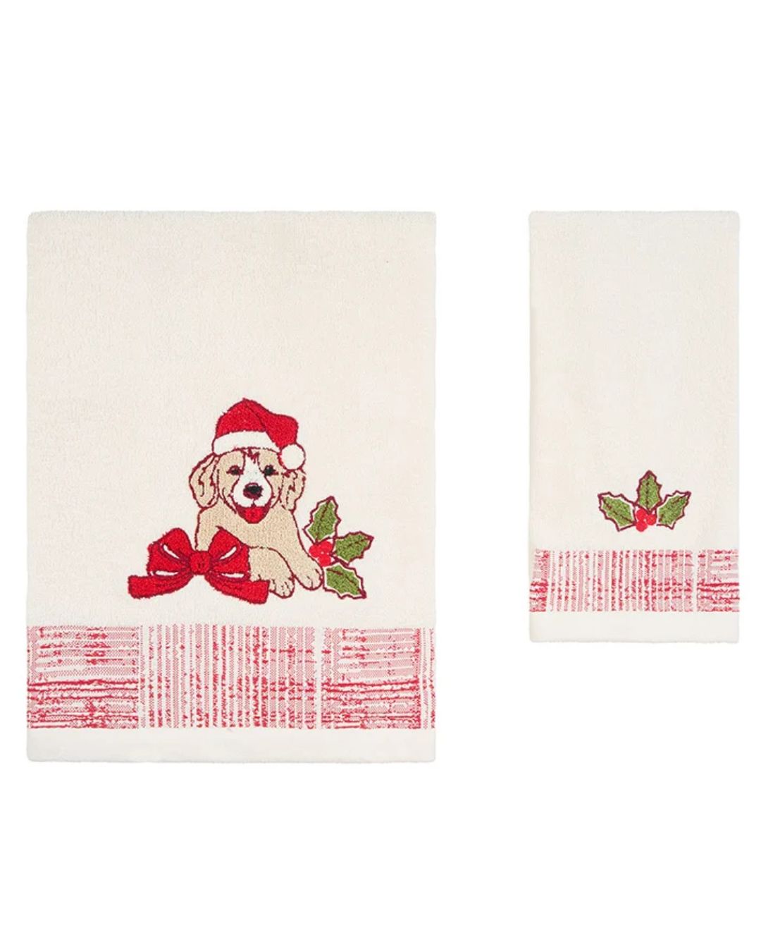 Vingi Set Asciugamani Bagno 1+1 Natalizio