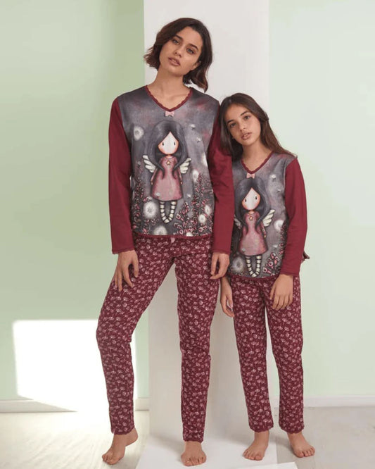 Santoro Pigiama Bambina Caldo Cotone