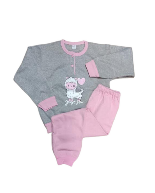 Punto & Virgola Pigiama Bambina Felpa