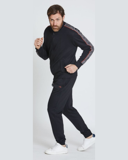 Nazareno Gabrielli Tuta Uomo Cotone Felpato