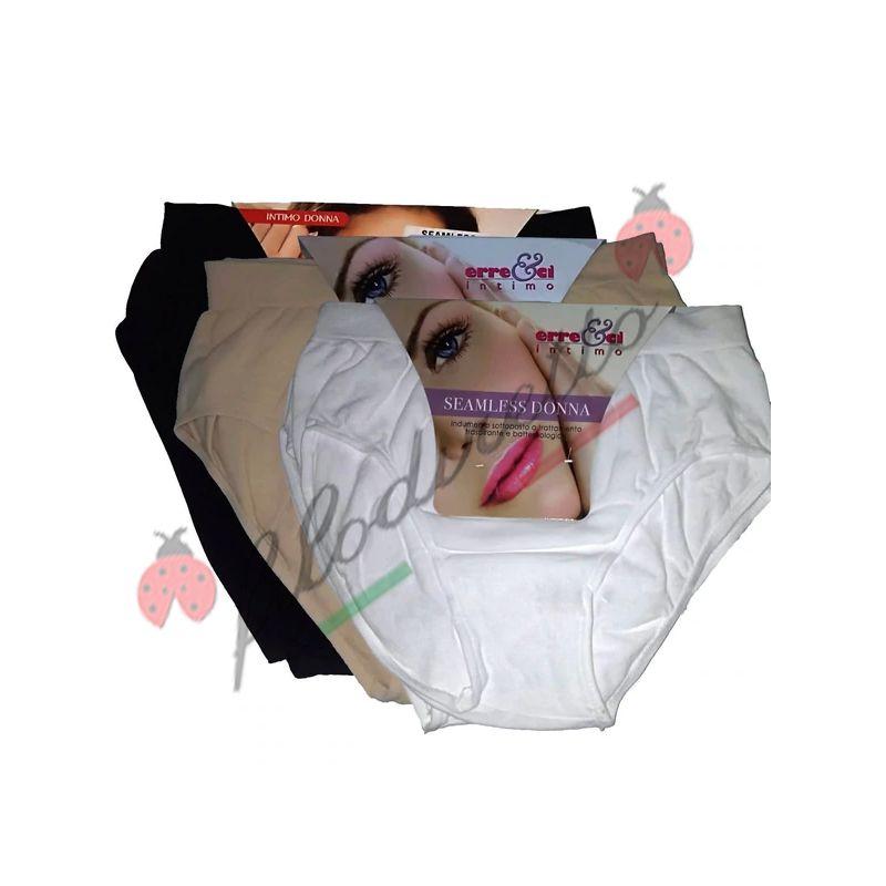 Errecci 3 Slip Donna Vita Alta Microfibra