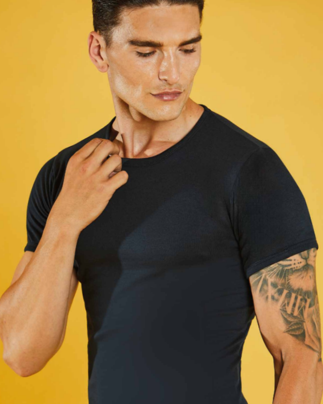 Nazareno Gabrielli T-Shirt Uomo Girocollo Cotone Calibrato