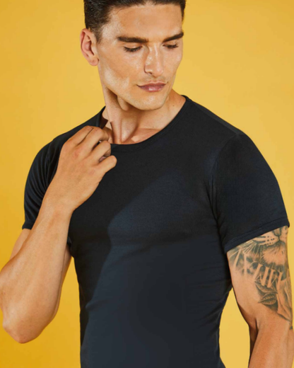 Nazareno Gabrielli T-Shirt Uomo Girocollo Cotone Calibrato