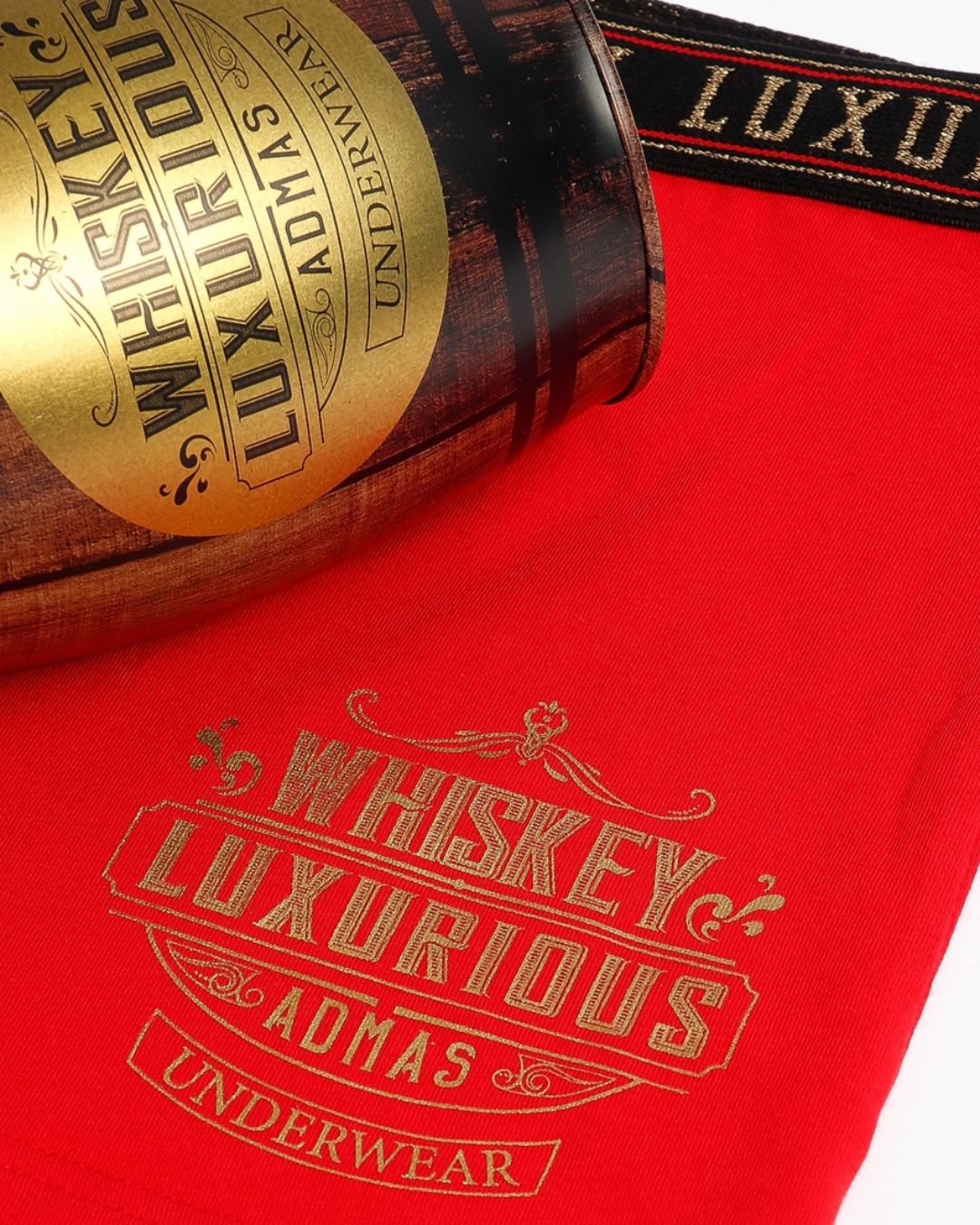 Admas Boxer Uomo Rosso