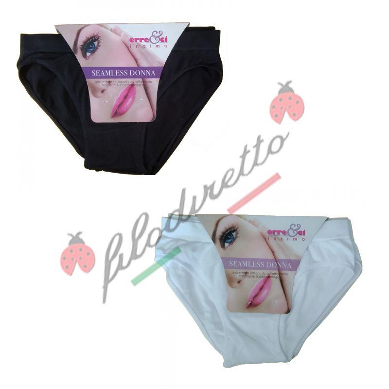 Errecci 3 Slip Donna Vita Bassa Microfibra
