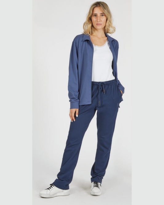Nazareno Gabrielli Tuta Donna Calibrata Cotone Full Zip