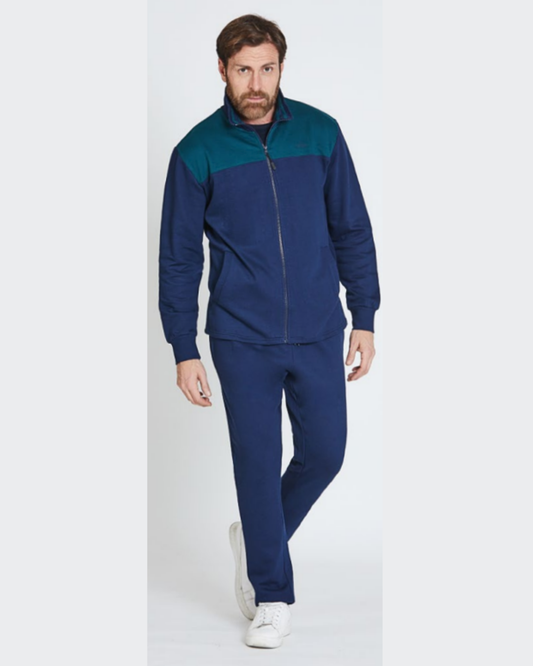 Nazareno Gabrielli Tuta Uomo Calibrata Cotone Felpato