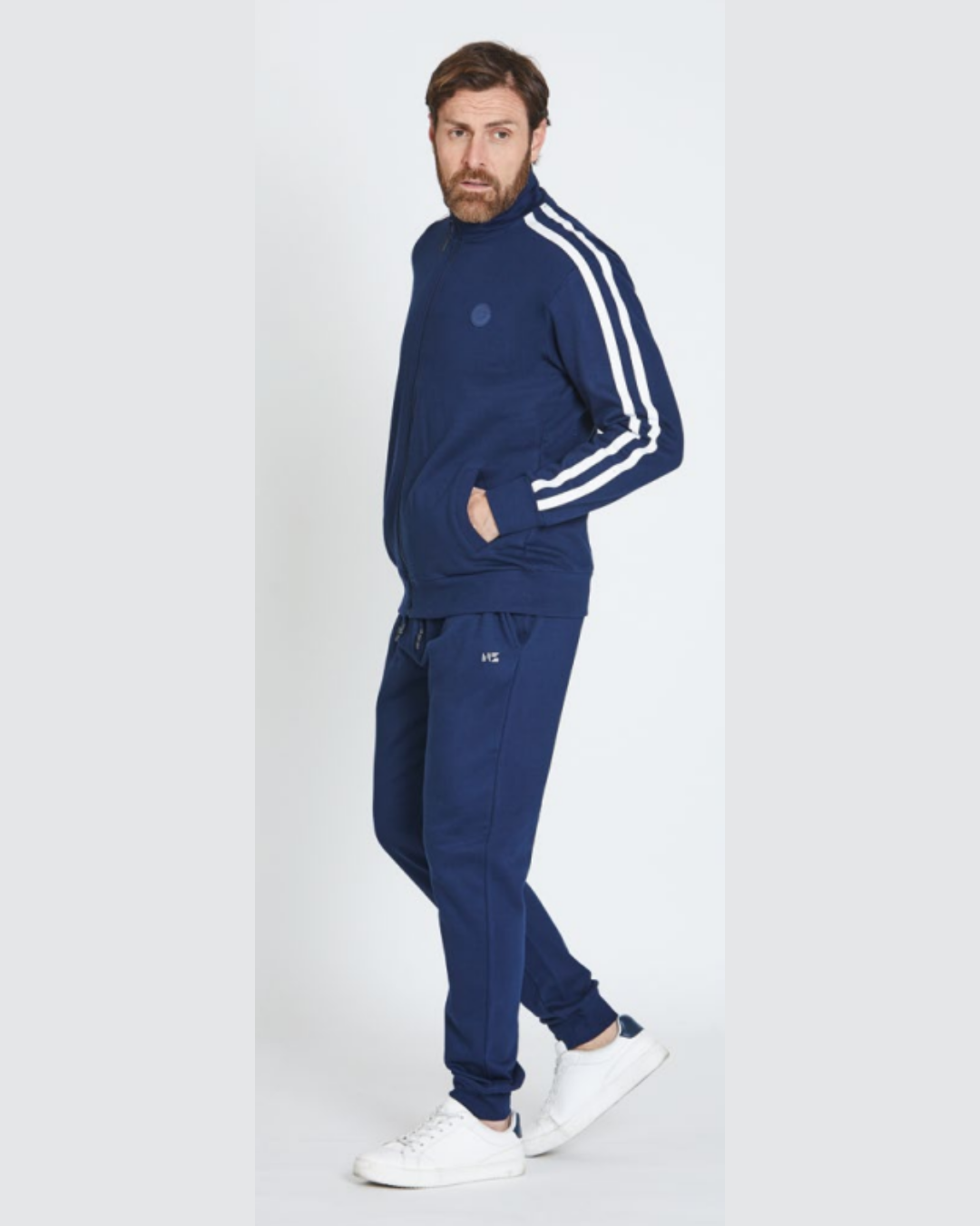 Nazareno Gabrielli Tuta Uomo Cotone Felpato