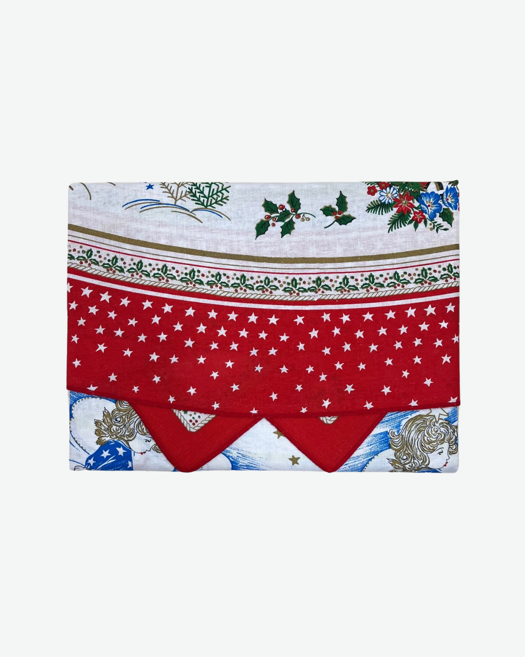 Tovaglia Natalizia Rotonda con tovaglioli 8 posti