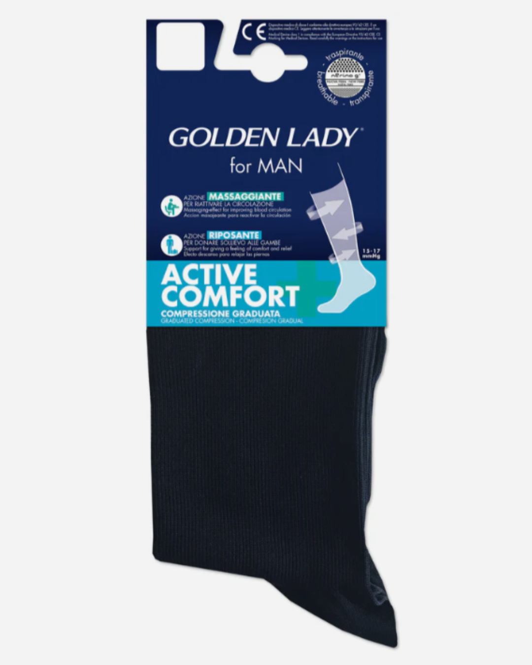 Golden Lady Gambaletto Uomo Active+Comfort 48R