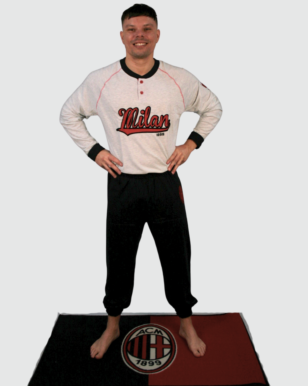 Milan Pigiama Uomo Cotone