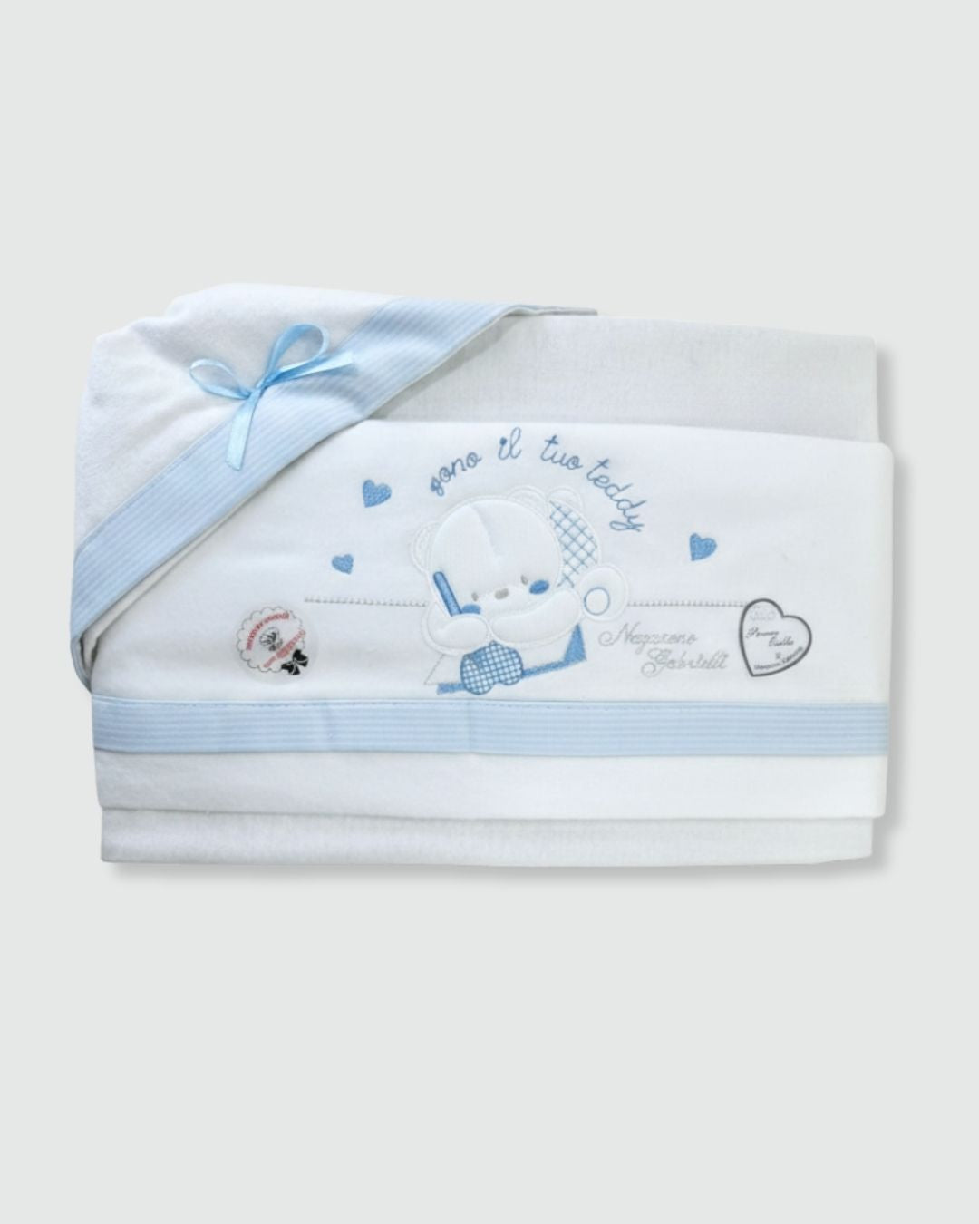 Nazareno Gabrielli Completo Culla Flanella 100% Cotone Dis.27