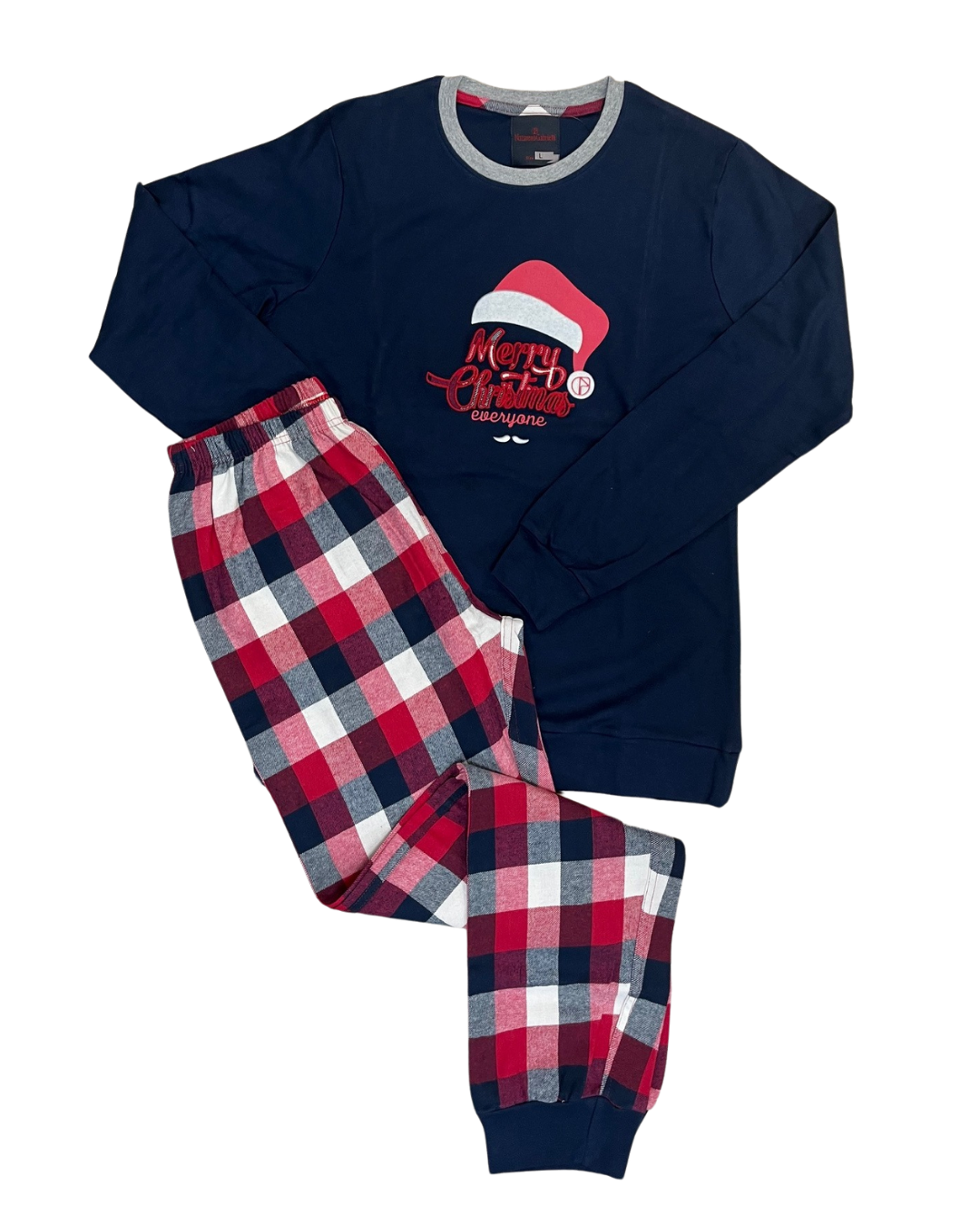 Nazareno Gabrielli Pigiama Natalizio Donna Caldo Cotone