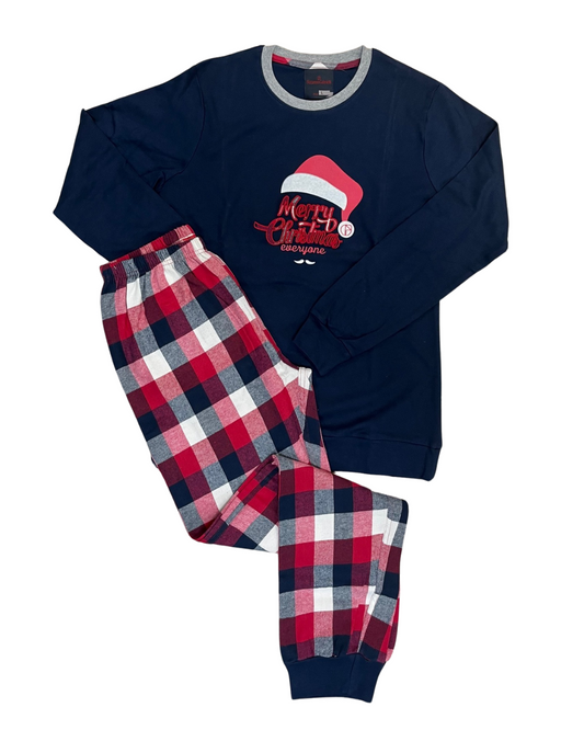 Nazareno Gabrielli Pigiama Natalizio Donna Caldo Cotone