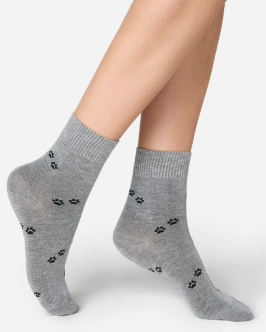 Golden Lady Calzino Con Cashmere Paw