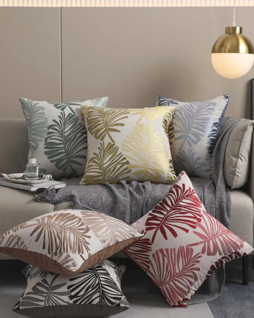 S&G Cuscino Arredo Imbottito Felce