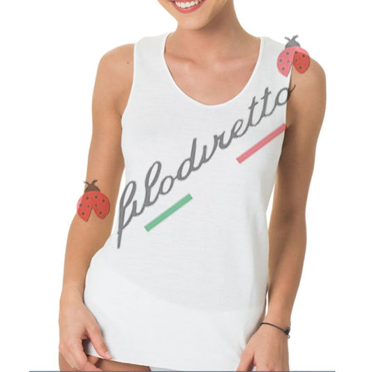 Liabel Donna Canotta Spalla Larga Caldo Cotone