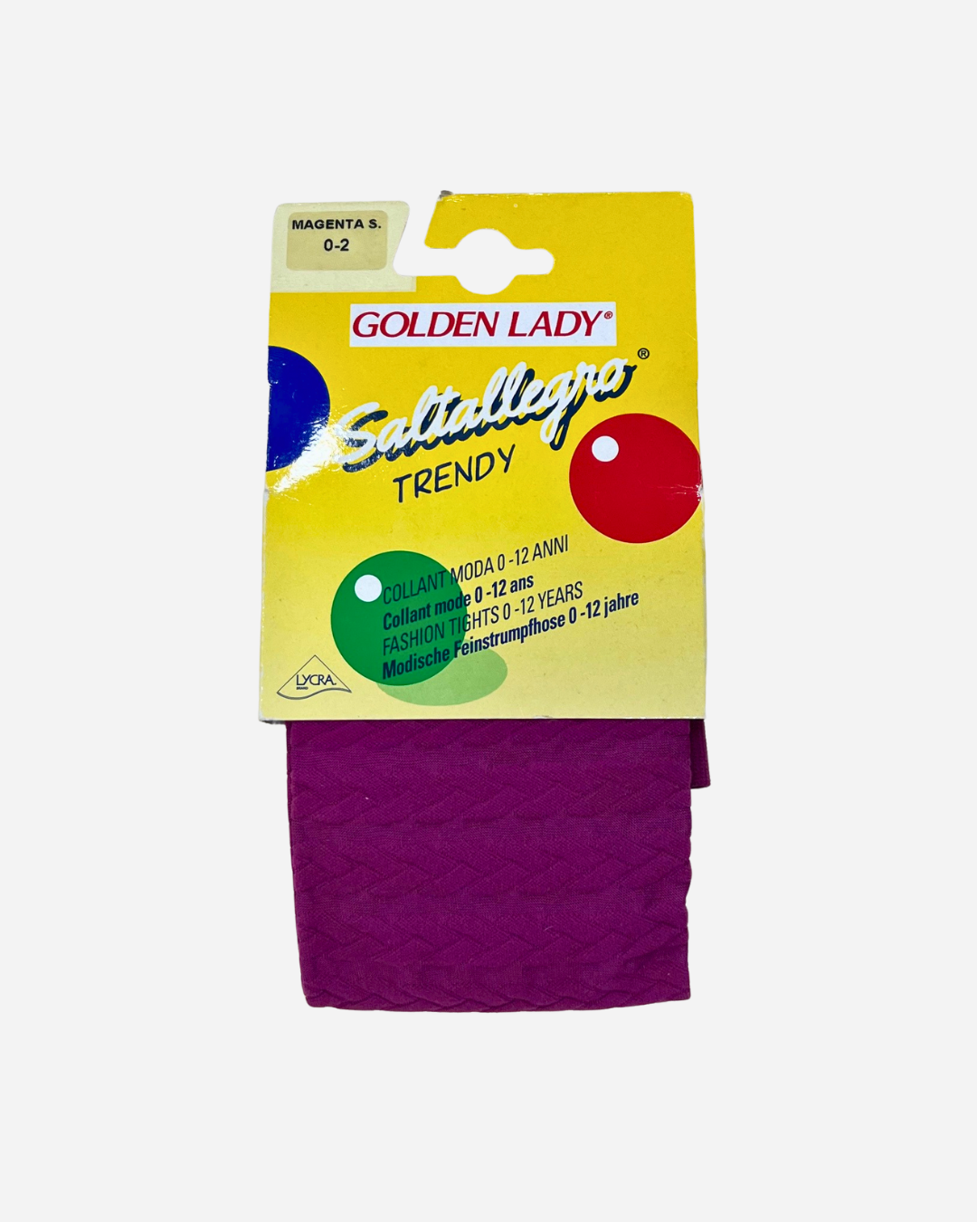 Golden Lady Saltallegro Collant Bambina Trendy Tamburo