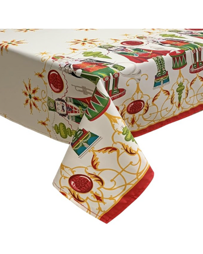 Preziosa Home Tovaglia Natalizia 18 posti Art.Bianca