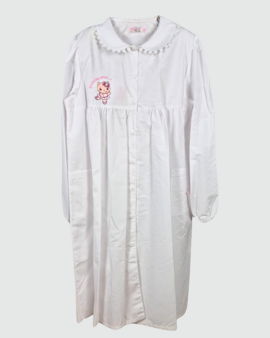 Ambrosino Grembiule Scuola Bambina Bianco