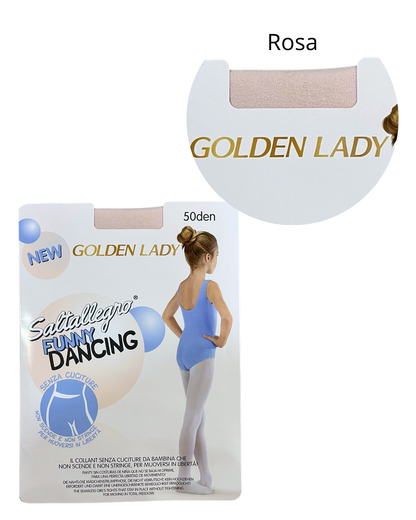 Golden Lady Saltallegro Collant Bimba Funny Dancing