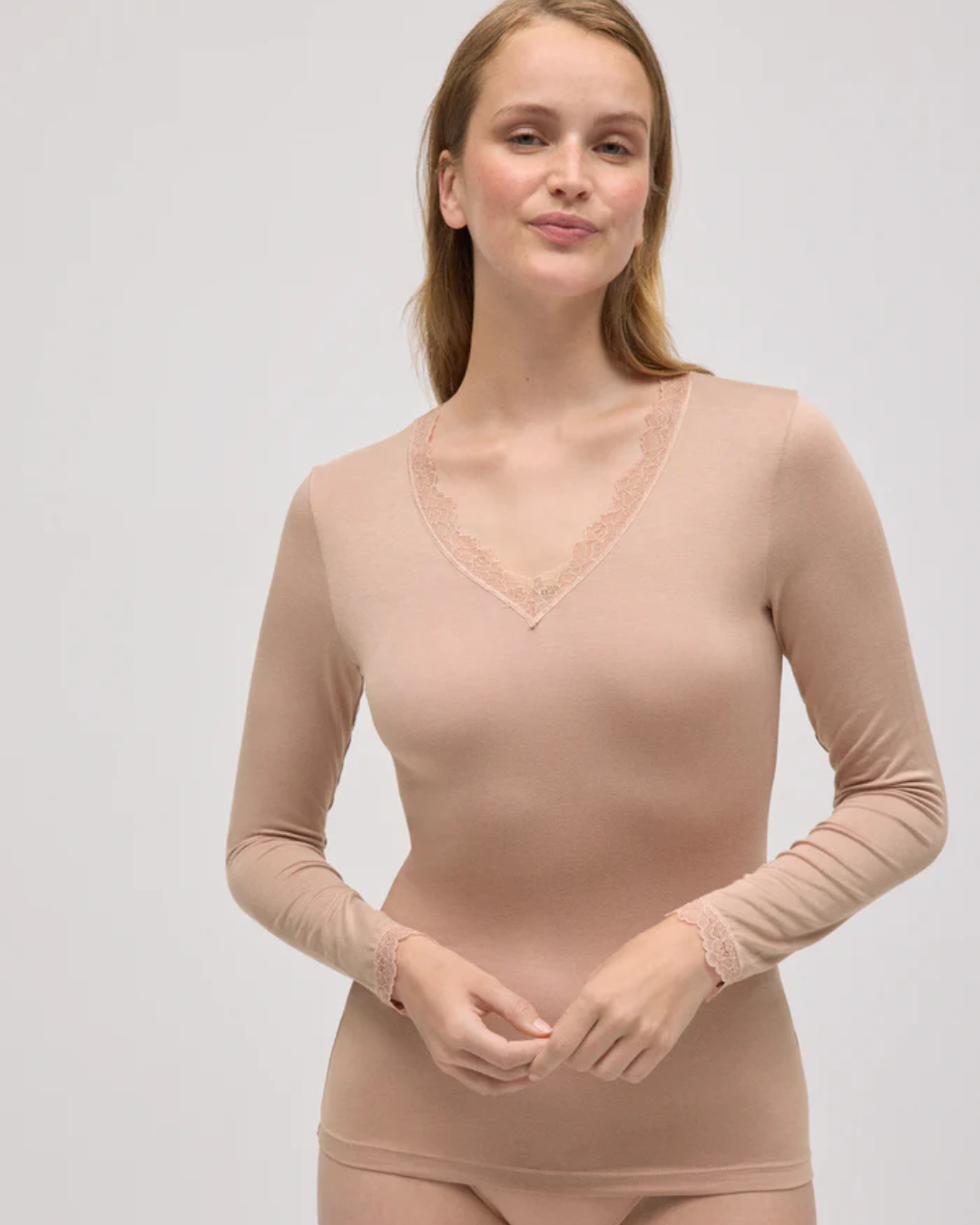 Ysabel Mora Maglia Donna Con Pizzo