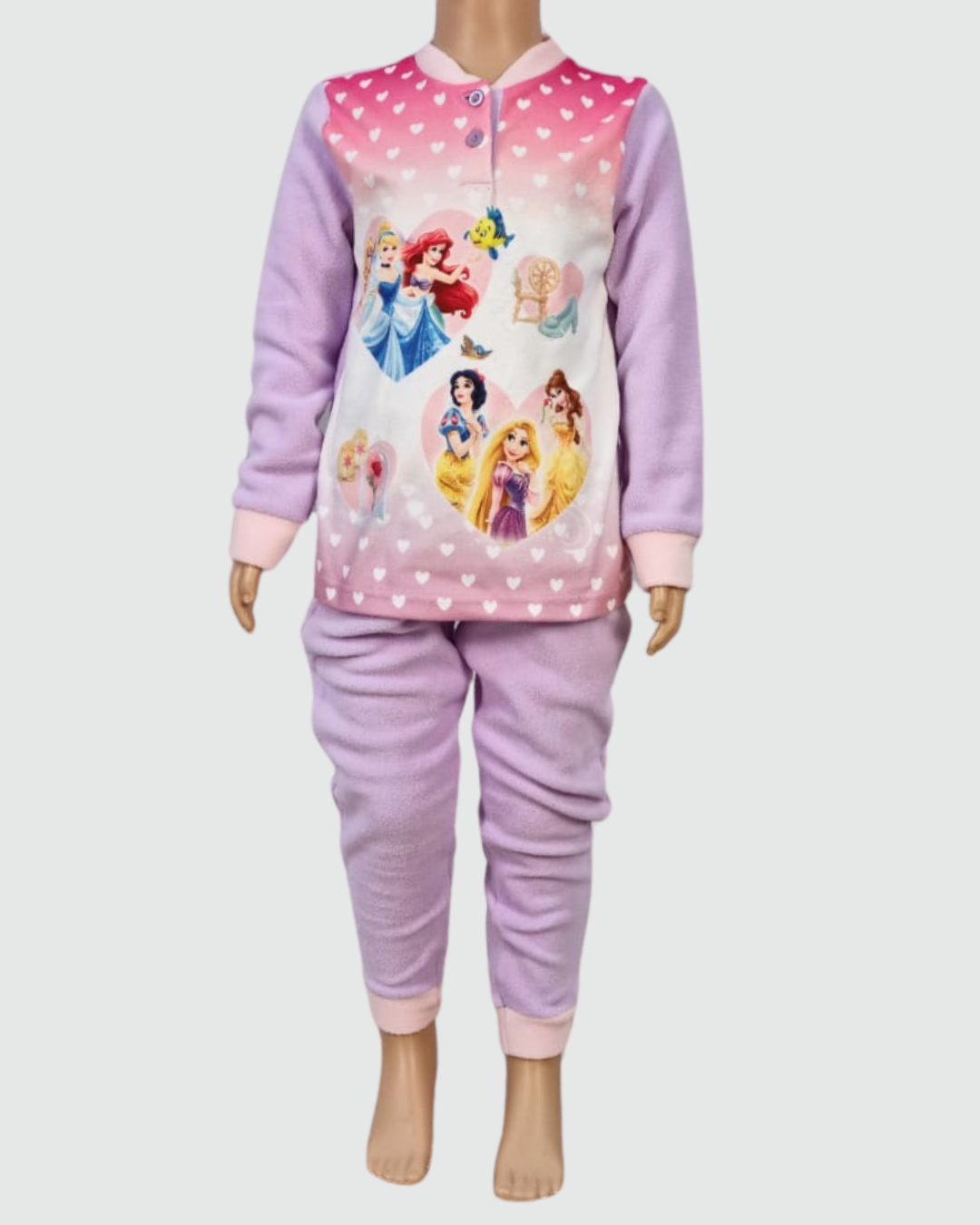 Disney Pigiama Bambina Principesse Pile