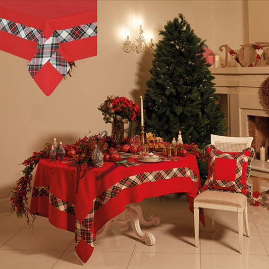 Preziosa Home Tovaglia 6 Posti Tartan 140x180cm Courmayeur
