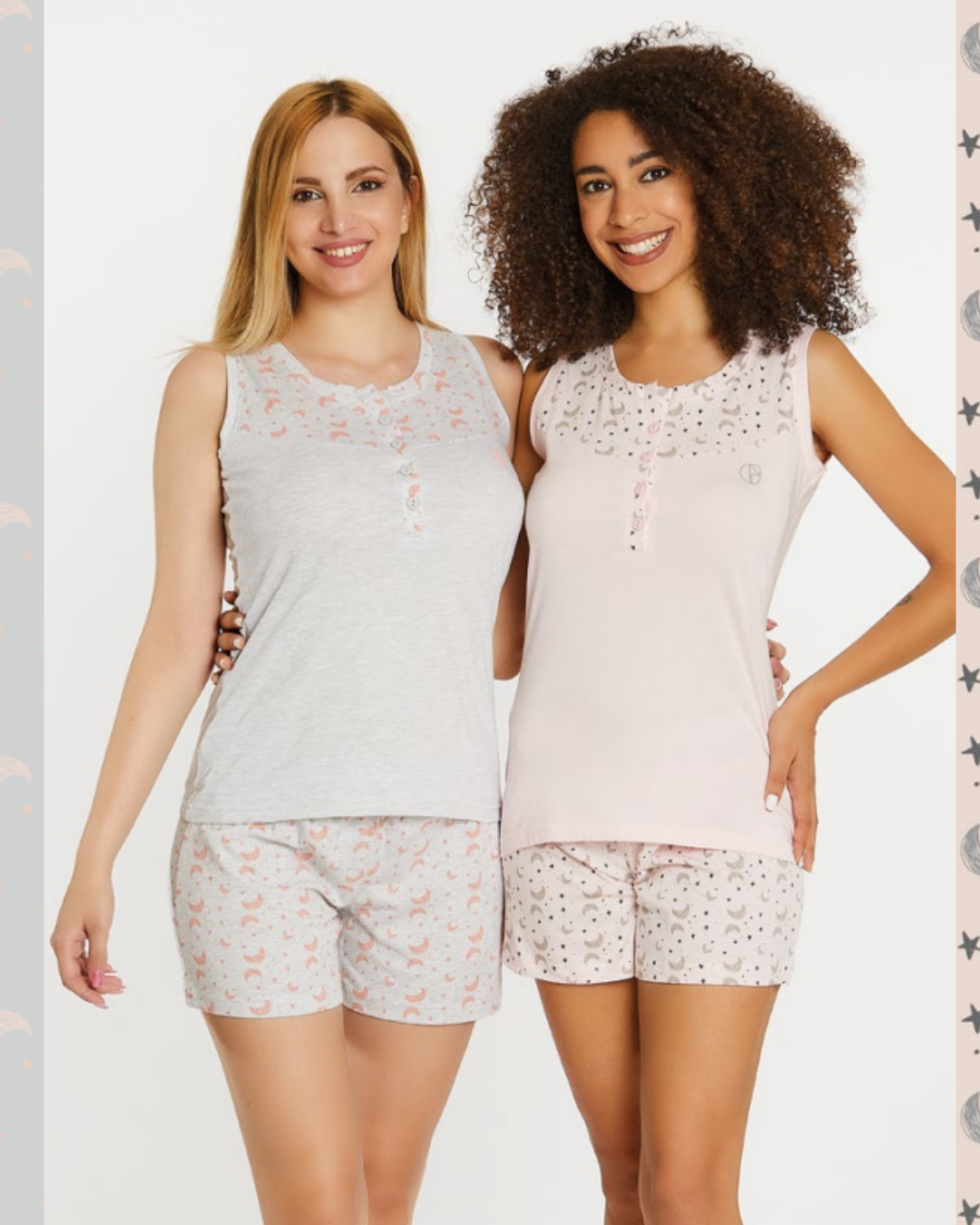 Nazareno Gabrielli Pigiama Donna Spalla Larga