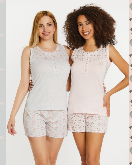 Nazareno Gabrielli Pigiama Donna Spalla Larga