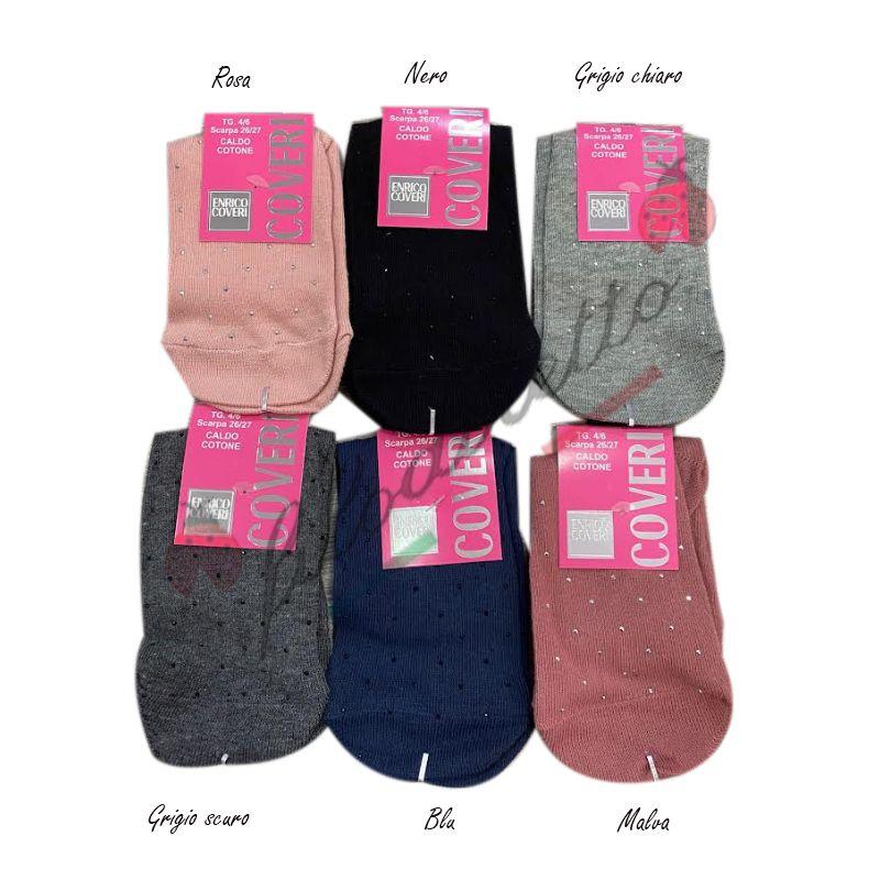 Coveri Calza Corta Bambina Caldo Cotone