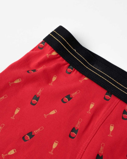 Admas Boxer Uomo Rosso