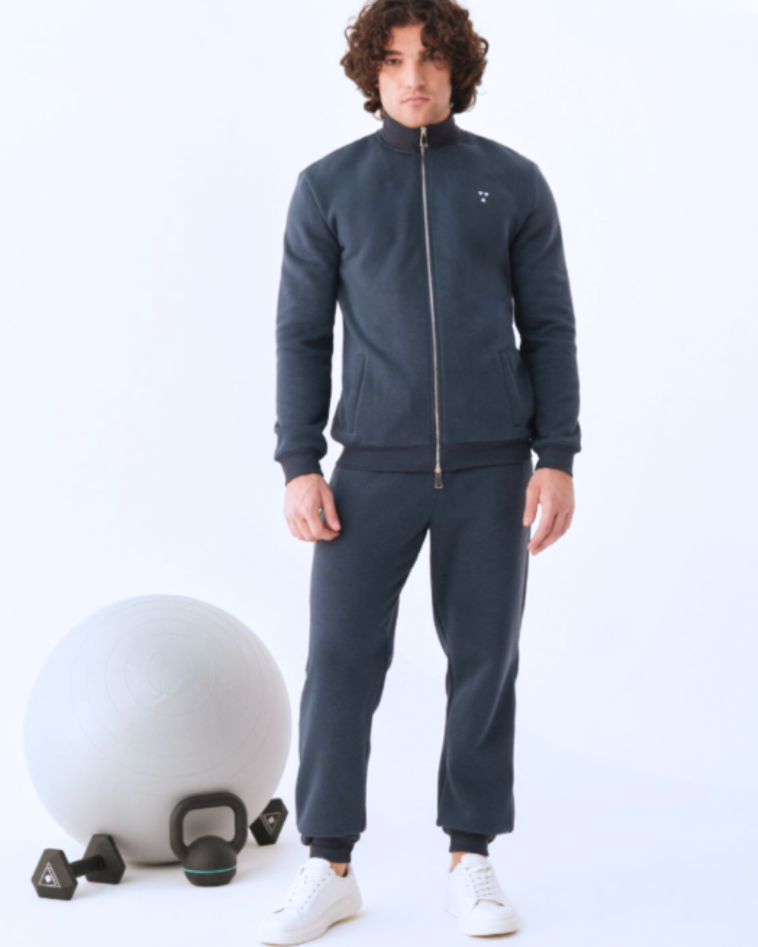 Kissimo Biancaluna Tuta Uomo Felpata