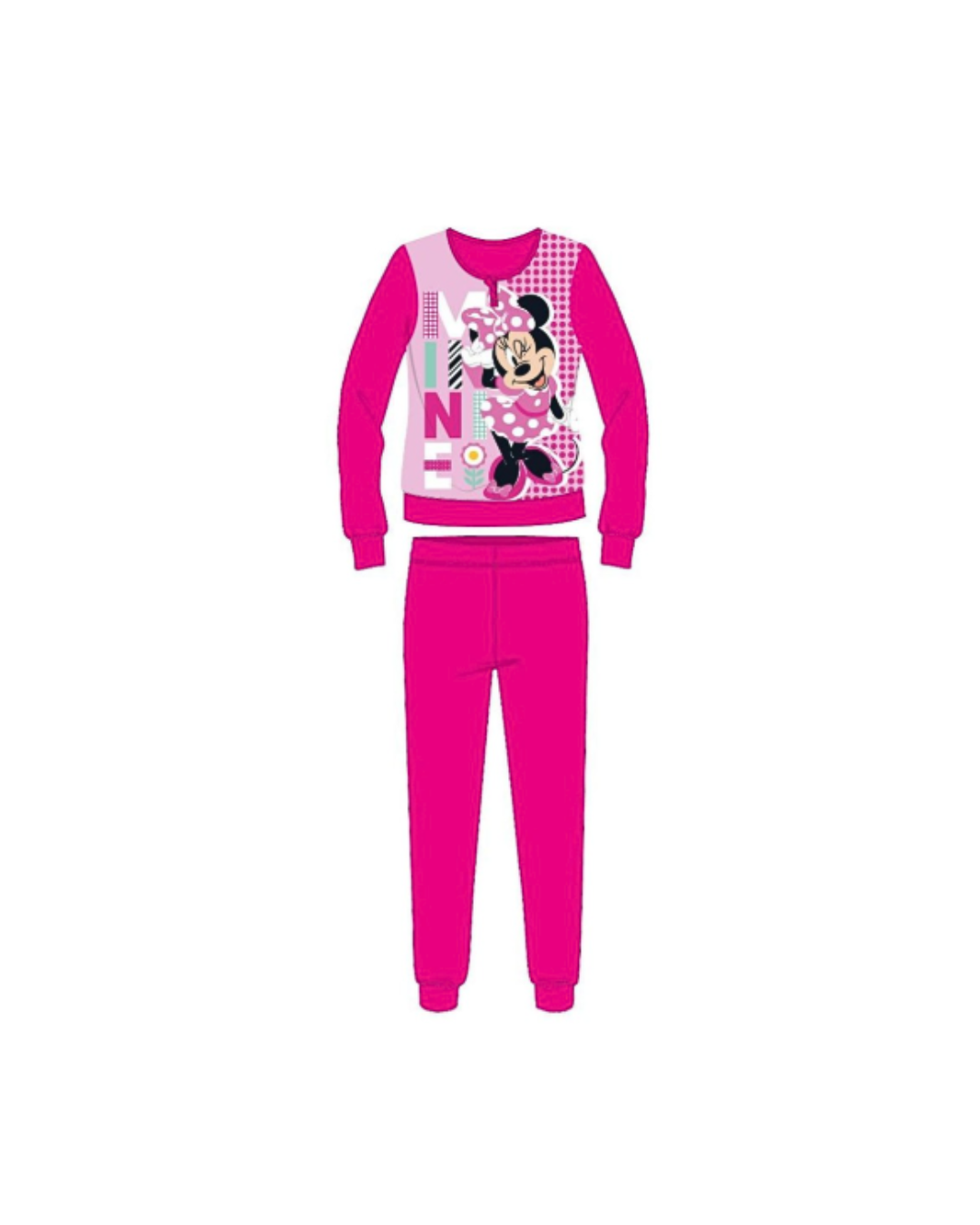 Disney Pigiama Bambina Cotone Minnie
