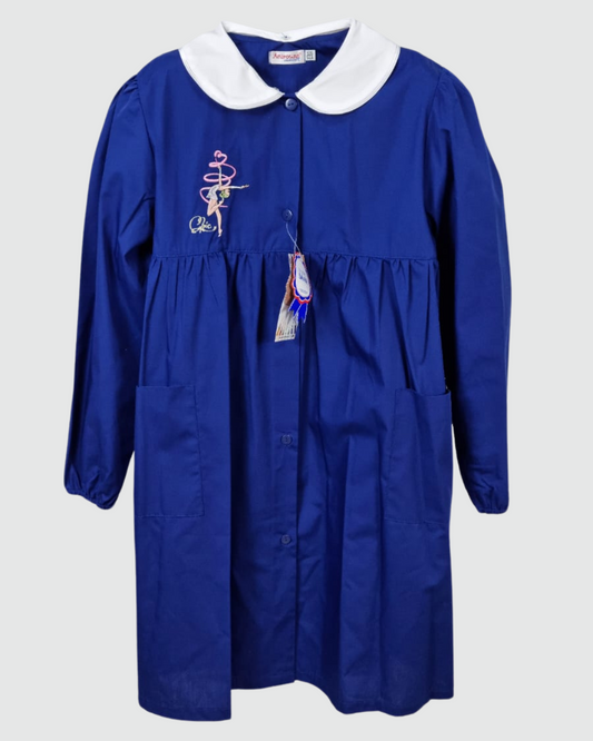 Ambrosino Grembiule Scuola Bambina Blu Royal