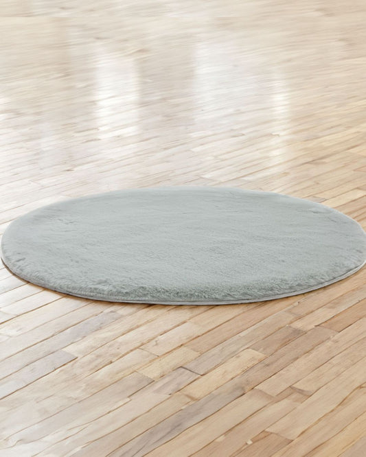 S&G Tappeto Eva In Eco Pelliccia Tondo Diametro 60cm