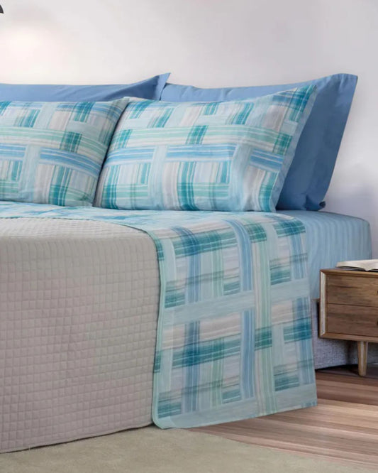 Linea Oro Completo Letto Singolo Cotone Zeira