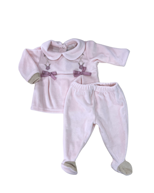 Nazareno Gabrielli Completo Neonata 2 Pezzi Ciniglia Dis.5