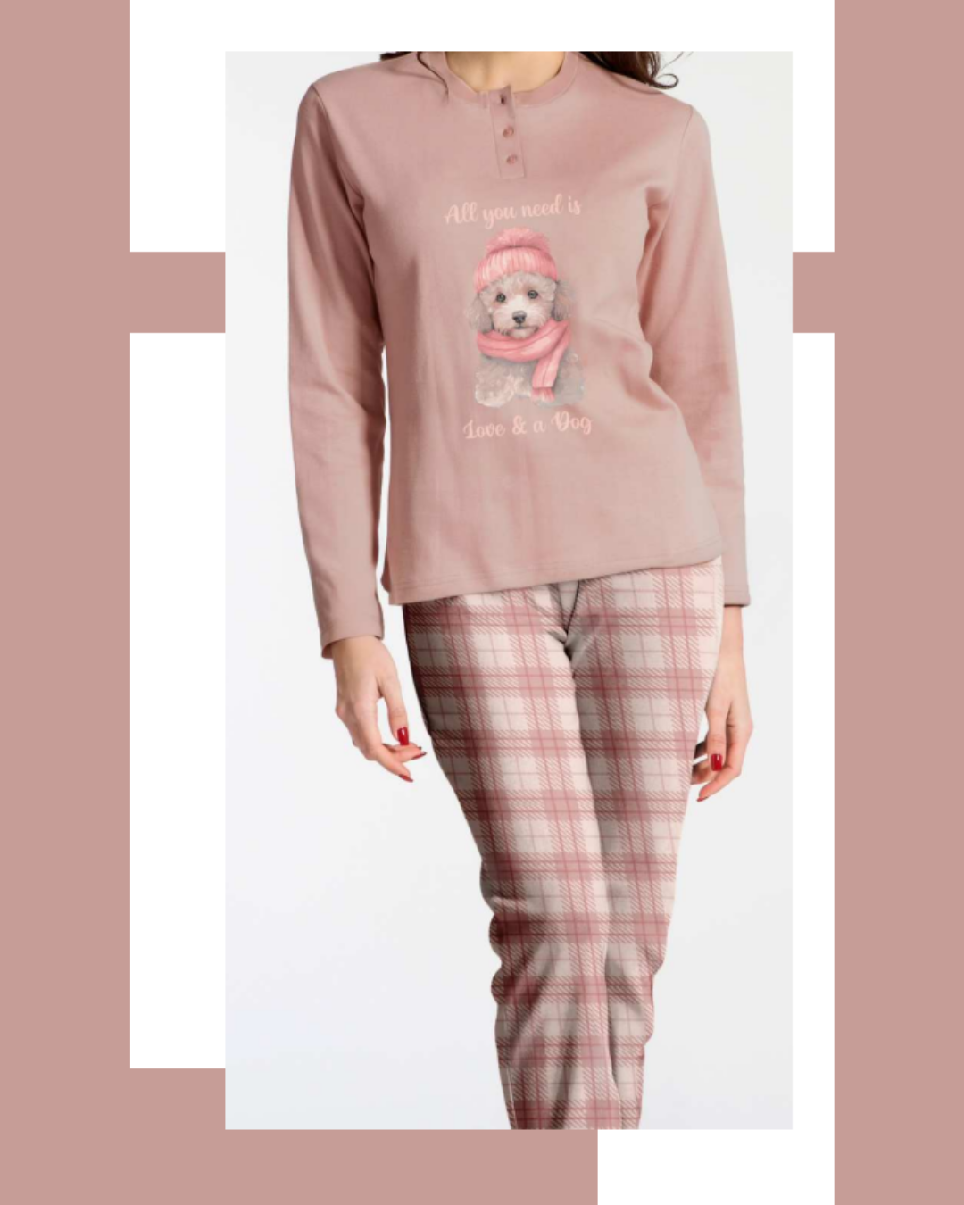 Papalina Pigiama Donna Caldo Cotone